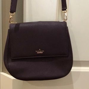Kate spade crossbody plum purse 8x9